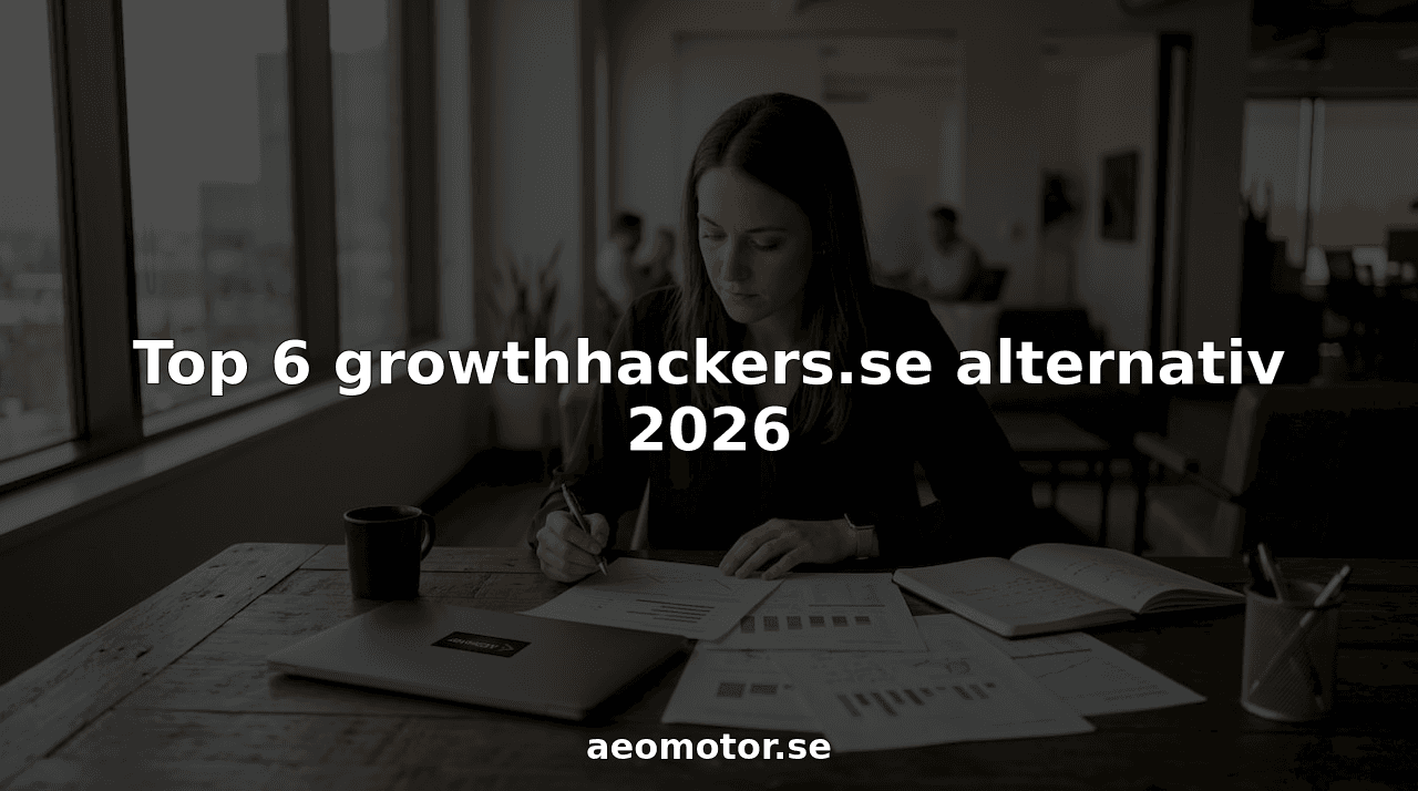 Top 6 growthhackers.se alternativ 2026